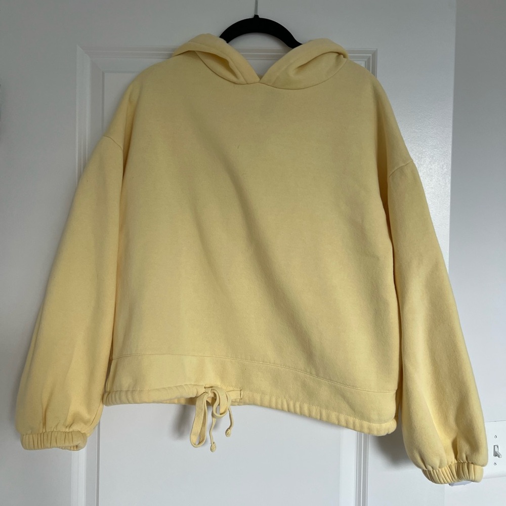Yellow Women's Hoodie Sweater